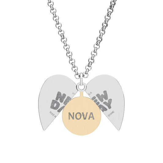 Hidden Message Heart Necklace