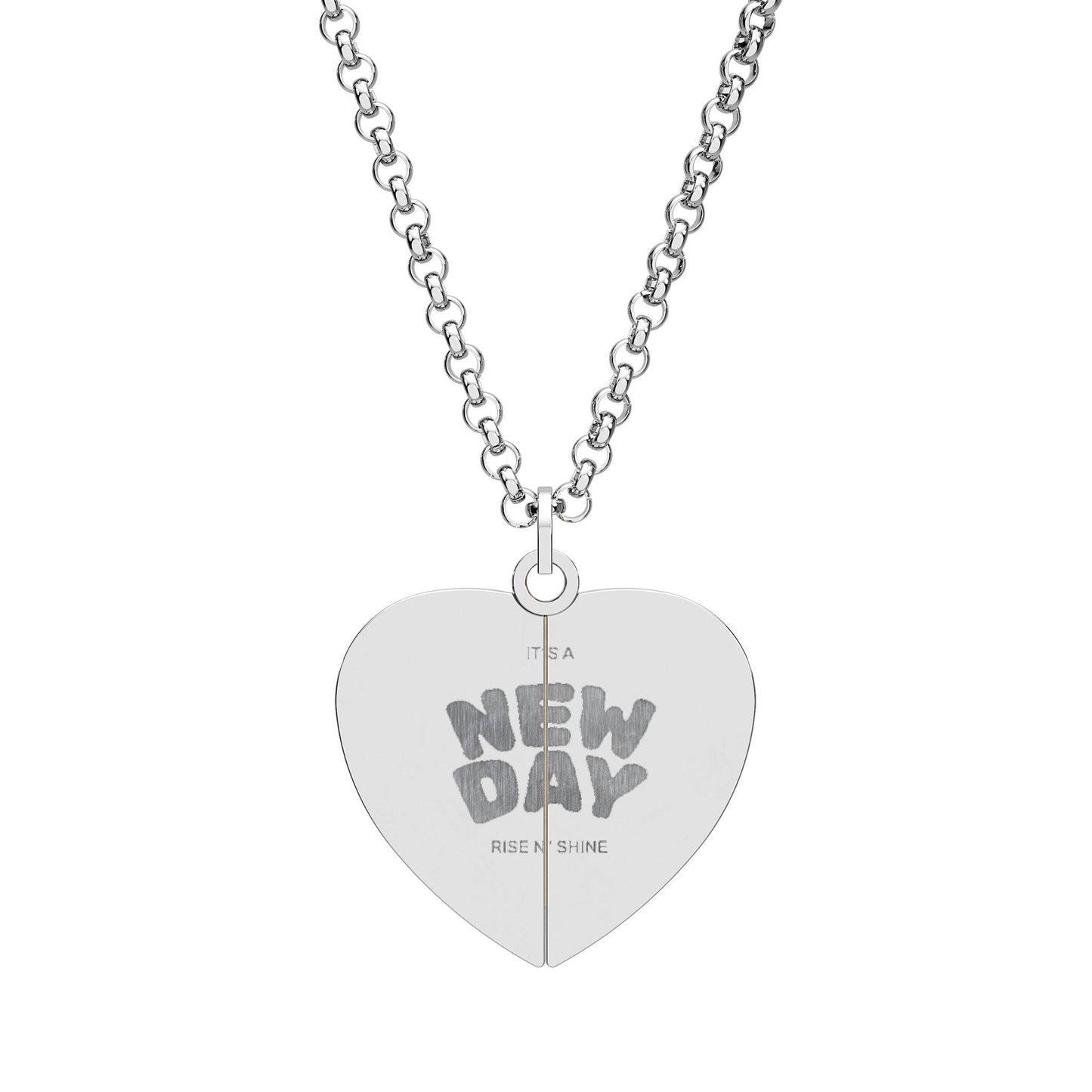 Hidden Message Heart Necklace